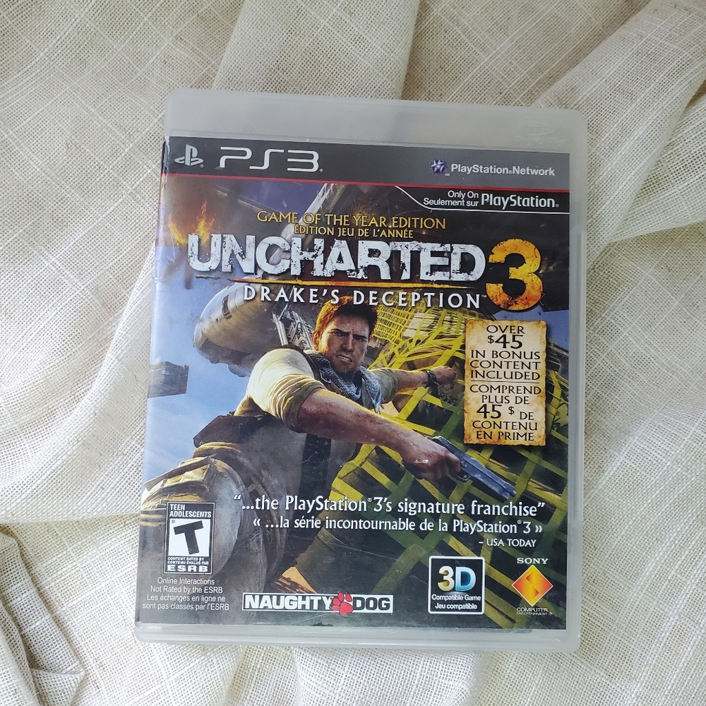 Uncharted 3 Drakes Deception Playstation 3 PS3